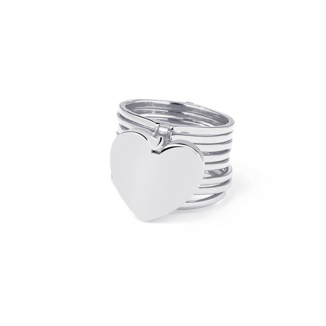 Love Bracelet-shaped Net Red Lesbian Folding Gold Lord Ring