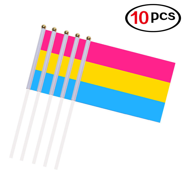 Gay Pride Flags Easy To Hold Mini Small Rainbow Flags
