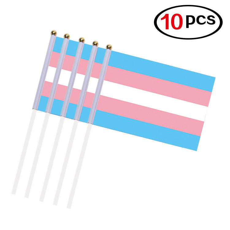 Gay Pride Flags Easy To Hold Mini Small Rainbow Flags