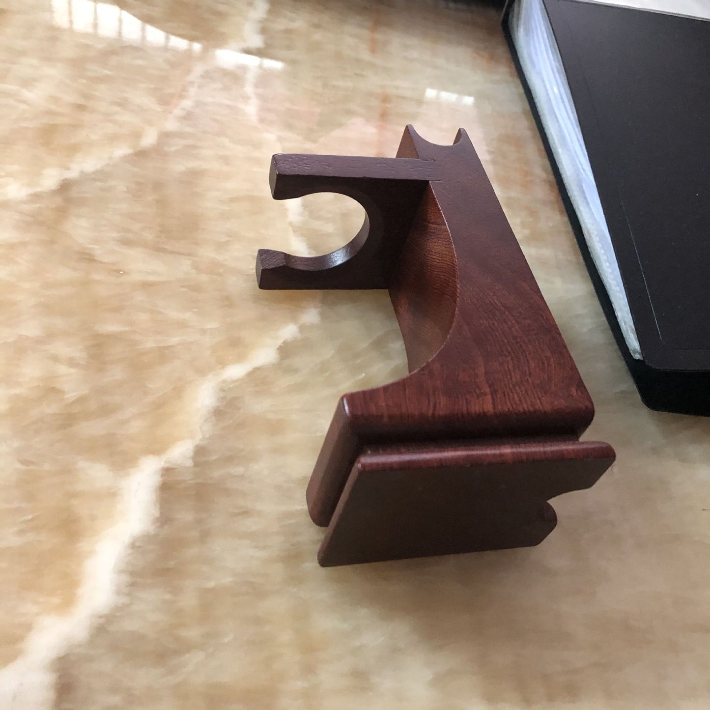 Wooden Beard Brush Holder