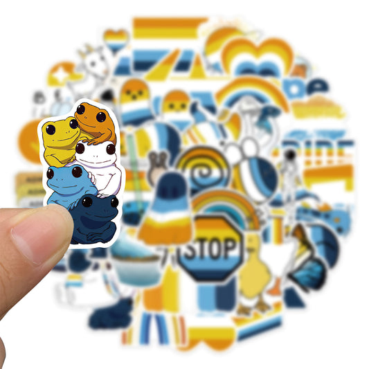 52pcs Colorful Pride Mixed Graffiti Stickers